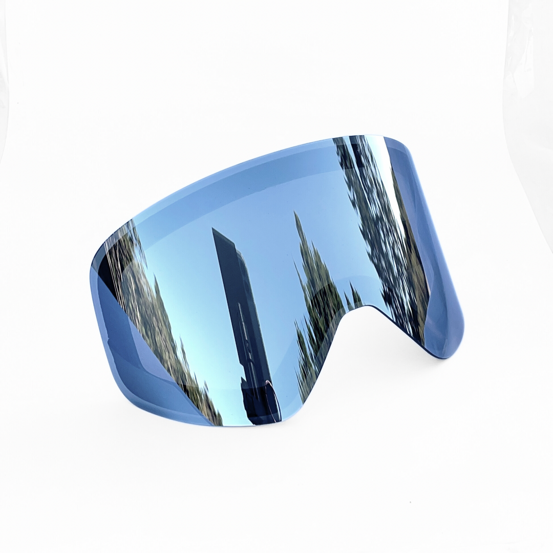 Silver Chrome Peacock  Lens