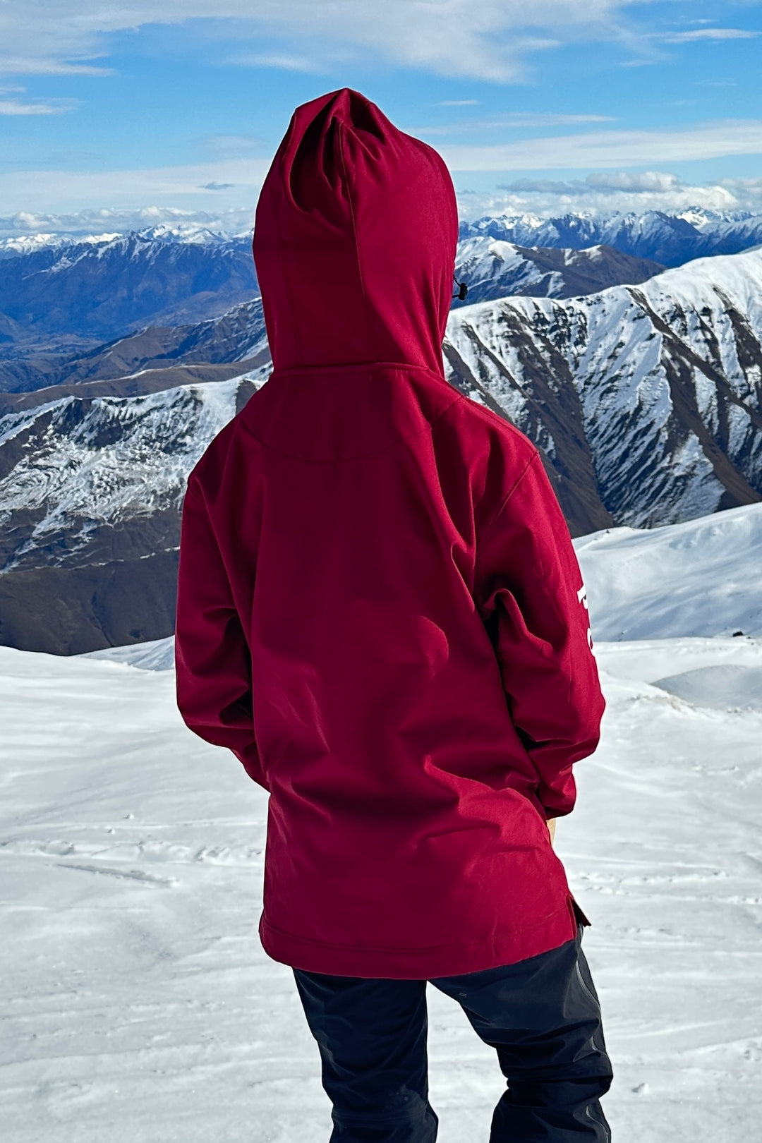 Arcadia Snowboard Jacket - Maroon/Tan