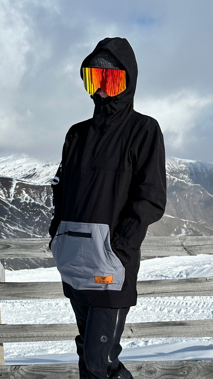 Arcadia Snowboard Jacket - Black/Grey